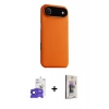 MARSİLYAN™- iPhone 17 Air Kılıf Zirve Modern Prime - Siyah Bilvis 3D Cam Ekran Koruyucu + Bilvis Titan Kamera Lens - LT