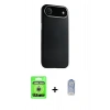 MARSİLYAN™- iPhone 17 Air Kılıf Zirve Modern Prime - Siyah Joko Magic 5D Cam + Raze Metal Kamera Lens - GS