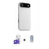 MARSİLYAN™- iPhone 17 Air Kılıf Zirve Modern Prime - Siyah Joko Magic 5D Cam + Bilvis Titan Kamera Lens - LT