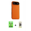 MARSİLYAN™- iPhone 17 Air Kılıf Zirve Modern Prime - Siyah Joko Magic 5D Hayalet Cam + Raze Metal Kamera Lens - MI