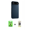 MARSİLYAN™- iPhone 17 Air Kılıf Zirve Modern Prime - Siyah Joko Magic 5D Hayalet Cam + Raze Metal Kamera Lens - SH
