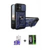 MARSİLYAN™- iPhone 17 Kılıf Ahenk Klasik - Şeffaf 360 Full Body Arka Koruyucu + Bilvis Titan Kamera Lens - AKMI