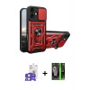 MARSİLYAN™- iPhone 17 Kılıf Ahenk Klasik - Şeffaf 360 Full Body Arka Koruyucu + Bilvis Titan Kamera Lens - AKMI