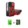 MARSİLYAN™- iPhone 17 Kılıf Ahenk Klasik - Şeffaf 360 Full Body Arka Koruyucu + Raze Metal Kamera Lens - AKMI