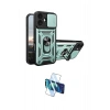 MARSİLYAN™- iPhone 17 Kılıf Ahenk Klasik - Siyah 3D Antistatik Cam Ekran Koruyucu