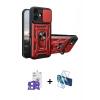 MARSİLYAN™- iPhone 17 Kılıf Ahenk Klasik - Siyah 3D Antistatik Cam Ekran Koruyucu + Bilvis Titan Kamera Lens - AKMI