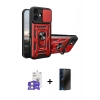 MARSİLYAN™- iPhone 17 Kılıf Ahenk Klasik - Siyah 3D Antistatik Hayalet Cam Ekran Koruyucu + Bilvis Titan Kamera Lens - GS