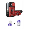 MARSİLYAN™- iPhone 17 Kılıf Ahenk Klasik - Siyah Bilvis 5in1 3D Magic Cam Ekran Koruyucu + Bilvis Titan Kamera Lens - GS