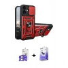 MARSİLYAN™- iPhone 17 Kılıf Ahenk Klasik - Siyah Bilvis 5in1 5D Magic Hayalet Cam Ekran Koruyucu + Bilvis Titan Kamera Lens - GS