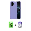 MARSİLYAN™- iPhone 17 Kılıf Ahenk Serisi - Siyah Bilvis 5in1 3D Magic Cam Ekran Koruyucu + Raze Metal Kamera Lens - AKYL