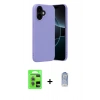 MARSİLYAN™- iPhone 17 Kılıf Ahenk Serisi - Siyah Joko Magic 5D Cam + Raze Metal Kamera Lens - AKYL