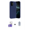 MARSİLYAN™- iPhone 17 Kılıf Ahenk Serisi - Siyah Joko Magic 5D Cam + Bilvis Titan Kamera Lens - AKMI