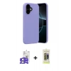 MARSİLYAN™- iPhone 17 Kılıf Ahenk Serisi - Siyah Joko Magic 5D Hayalet Cam + Açık Yeşil Bilvis Titan Kamera Lens