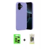 MARSİLYAN™- iPhone 17 Kılıf Ahenk Serisi - Siyah Joko Magic 5D Hayalet Cam + Raze Metal Kamera Lens - GI