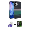 MARSİLYAN™- iPhone 17 Kılıf Doruk Serisi - Şeffaf 360 Full Body Arka Koruyucu + Bilvis Titan Kamera Lens - AKMI