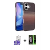 MARSİLYAN™- iPhone 17 Kılıf Doruk Serisi - Şeffaf 360 Full Body Arka Koruyucu + Bilvis Titan Kamera Lens - AKMI