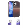 MARSİLYAN™- iPhone 17 Kılıf Doruk Serisi - Siyah Bilvis 5in1 5D Magic Hayalet Cam Ekran Koruyucu + Bilvis Titan Kamera Lens - AKMI