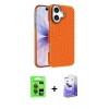 MARSİLYAN™- iPhone 17 Kılıf Doruk Serisi - Siyah Bilvis 5in1 5D Magic Hayalet Cam Ekran Koruyucu + Raze Metal Kamera Lens - GI