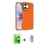 MARSİLYAN™- iPhone 17 Kılıf Doruk Serisi - Siyah Joko Magic 5D Cam + Raze Metal Kamera Lens - GS