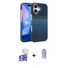 MARSİLYAN™- iPhone 17 Kılıf Doruk Serisi - Siyah Joko Magic 5D Cam + Bilvis Titan Kamera Lens - LA