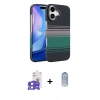 MARSİLYAN™- iPhone 17 Kılıf Doruk Serisi - Siyah Joko Magic 5D Cam + Bilvis Titan Kamera Lens - LA