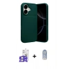 MARSİLYAN™- iPhone 17 Kılıf Eksen Form Prime - Siyah Joko Magic 5D Cam + Bilvis Titan Kamera Lens - GS