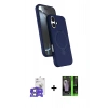 MARSİLYAN™- iPhone 17 Kılıf İz Işık Koleksiyonu - Şeffaf 360 Full Body Arka Koruyucu + Bilvis Titan Kamera Lens - AKYL