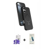 MARSİLYAN™- iPhone 17 Kılıf İz Işık Koleksiyonu - Şeffaf Pasifik Cam Ekran Koruyucu + Bilvis Titan Kamera Lens - AKMI
