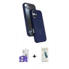 MARSİLYAN™- iPhone 17 Kılıf İz Işık Koleksiyonu - Şeffaf Pasifik Cam Ekran Koruyucu + Bilvis Titan Kamera Lens - GS