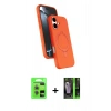 MARSİLYAN™- iPhone 17 Kılıf İz Işık Koleksiyonu - Siyah 360 Mat Full Body Arka Koruyucu + Raze Metal Kamera Lens - AKYL