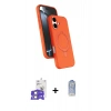 MARSİLYAN™- iPhone 17 Kılıf İz Işık Koleksiyonu - Siyah Joko Magic 5D Cam + Bilvis Titan Kamera Lens - GS