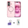 MARSİLYAN™- iPhone 17 Kılıf Kıvılcım Form Prime - Şeffaf Pasifik Cam Ekran Koruyucu + Bilvis Titan Kamera Lens - SH