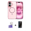 MARSİLYAN™- iPhone 17 Kılıf Kıvılcım Form Prime - Siyah 3D Antistatik Hayalet Cam Ekran Koruyucu + Bilvis Titan Kamera Lens - GS