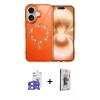 MARSİLYAN™- iPhone 17 Kılıf Kıvılcım Form Prime - Siyah Bilvis 3D Cam Ekran Koruyucu + Bilvis Titan Kamera Lens - AKYL