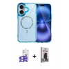 MARSİLYAN™- iPhone 17 Kılıf Kıvılcım Form Prime - Siyah Bilvis Hayalet Cam Ekran Koruyucu + Bilvis Titan Kamera Lens - AKYL