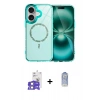 MARSİLYAN™- iPhone 17 Kılıf Kıvılcım Form Prime - Siyah Joko Magic 5D Cam + Bilvis Titan Kamera Lens - LA