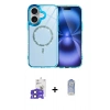 MARSİLYAN™- iPhone 17 Kılıf Kıvılcım Form Prime - Siyah Joko Magic 5D Cam + Bilvis Titan Kamera Lens - SH