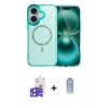 MARSİLYAN™- iPhone 17 Kılıf Kıvılcım Form Prime - Siyah Joko Magic 5D Cam + Bilvis Titan Kamera Lens - SH