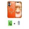MARSİLYAN™- iPhone 17 Kılıf Kıvılcım Form Prime - Siyah Joko Magic 5D Cam + Raze Metal Kamera Lens - AKMI
