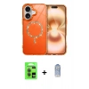 MARSİLYAN™- iPhone 17 Kılıf Kıvılcım Form Prime - Siyah Joko Magic 5D Cam + Raze Metal Kamera Lens - GI