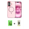 MARSİLYAN™- iPhone 17 Kılıf Kıvılcım Form Prime - Siyah Joko Magic 5D Hayalet Cam + Raze Metal Kamera Lens - AKYL