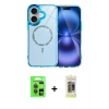 MARSİLYAN™- iPhone 17 Kılıf Kıvılcım Form Prime - Siyah Joko Magic 5D Hayalet Cam + Raze Metal Kamera Lens - GI