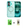MARSİLYAN™- iPhone 17 Kılıf Kıvılcım Form Prime - Siyah Joko Magic 5D Hayalet Cam + Raze Metal Kamera Lens - GI