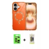 MARSİLYAN™- iPhone 17 Kılıf Kıvılcım Form Prime - Siyah Joko Magic 5D Hayalet Cam + Raze Metal Kamera Lens - GI