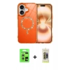 MARSİLYAN™- iPhone 17 Kılıf Kıvılcım Form Prime - Siyah Joko Magic 5D Hayalet Cam + Raze Metal Kamera Lens - GS