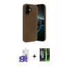 MARSİLYAN™- iPhone 17 Kılıf Kozmos Yansıma Özel Seri - Şeffaf 360 Full Body Arka Koruyucu + Bilvis Titan Kamera Lens - SH