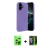 MARSİLYAN™- iPhone 17 Kılıf Kozmos Yansıma Özel Seri - Siyah 360 Mat Full Body Arka Koruyucu + Raze Metal Kamera Lens - AKYL