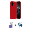 MARSİLYAN™- iPhone 17 Kılıf Kozmos Yansıma Özel Seri - Siyah 3D Antistatik Cam Ekran Koruyucu + Bilvis Titan Kamera Lens - AKYL