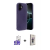 MARSİLYAN™- iPhone 17 Kılıf Kozmos Yansıma Özel Seri - Siyah Bilvis 3D Cam Ekran Koruyucu + Bilvis Titan Kamera Lens - AKYL