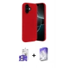 MARSİLYAN™- iPhone 17 Kılıf Kozmos Yansıma Özel Seri - Siyah Bilvis 5in1 3D Magic Cam Ekran Koruyucu + Açık Yeşil Bilvis Titan Kamera Lens